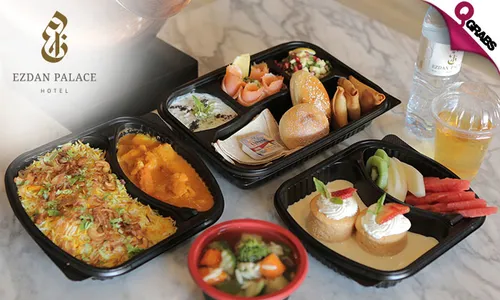 Set Menu for Take Away & Delivery at Ezdan Palace Hotel!
